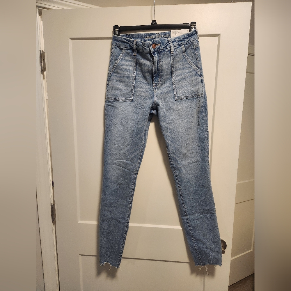 American Eagle Super High Rise Jegging Women's 10 extra long